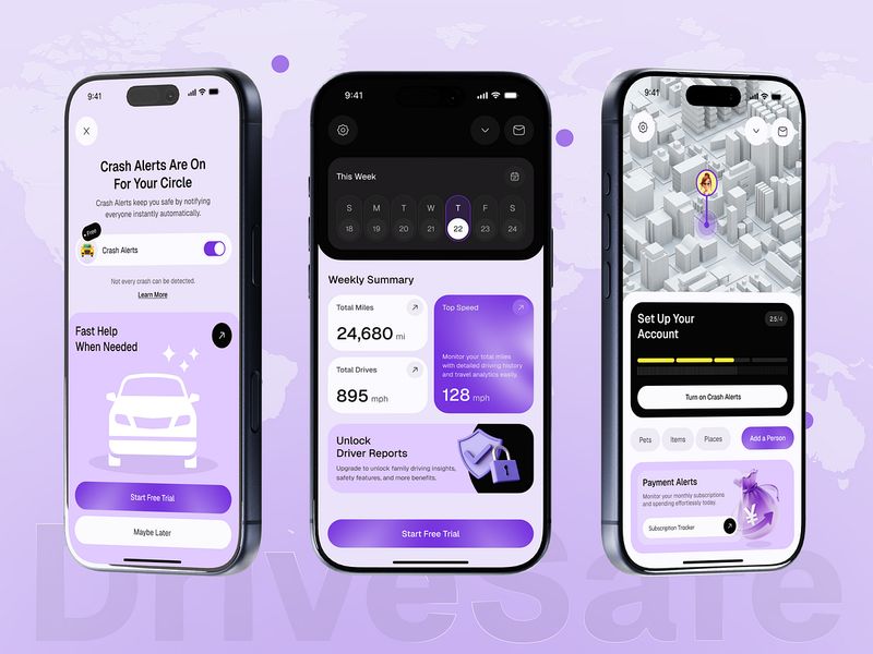DriveSafe – Family Safety & GPS Car Tracking Mobile App