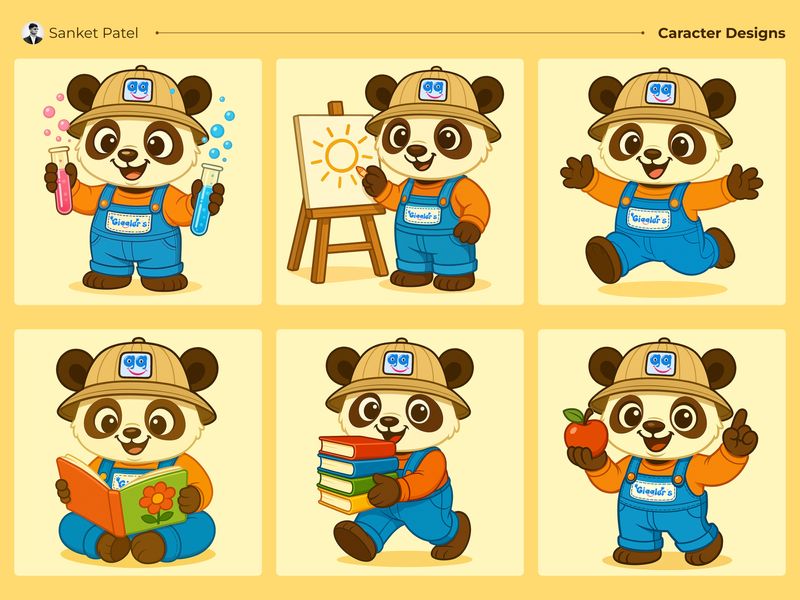 Character Design for Gigglers Preschool