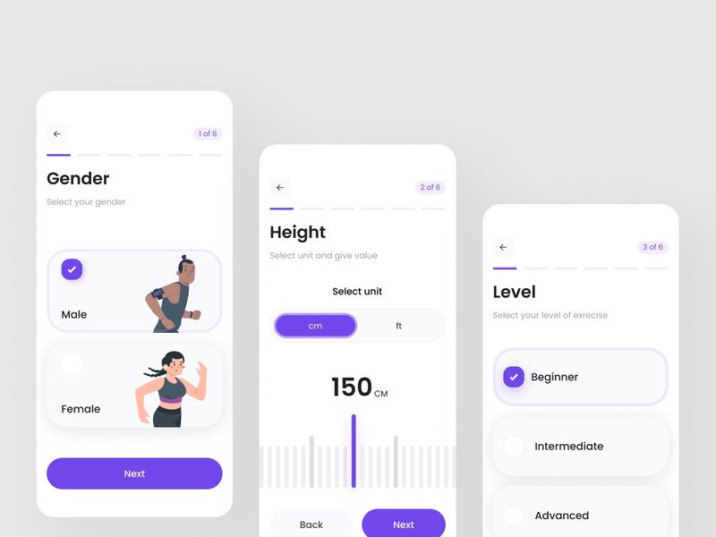Fitness App Onboarding