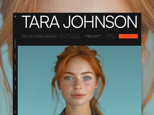 TD_Tarafolio - Personal Portfolio for Designers — Framer Marketplace