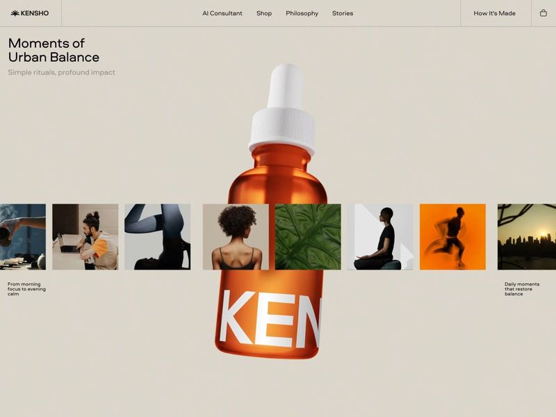 Animated Website for a Wellness Brand