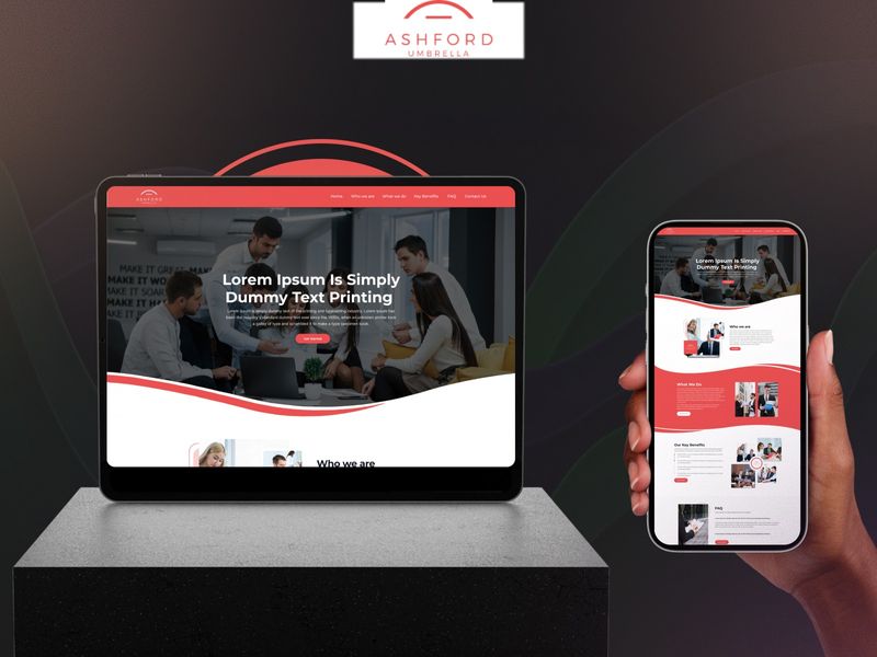 Ashford Umbrella – Premium Responsive Corporate Web UI