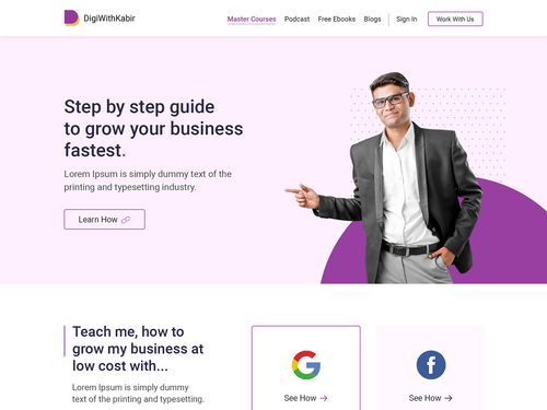 Web Design on Behance