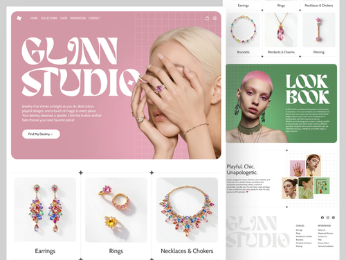 Jewelry E-Commerce Website Design by Lumios Digital