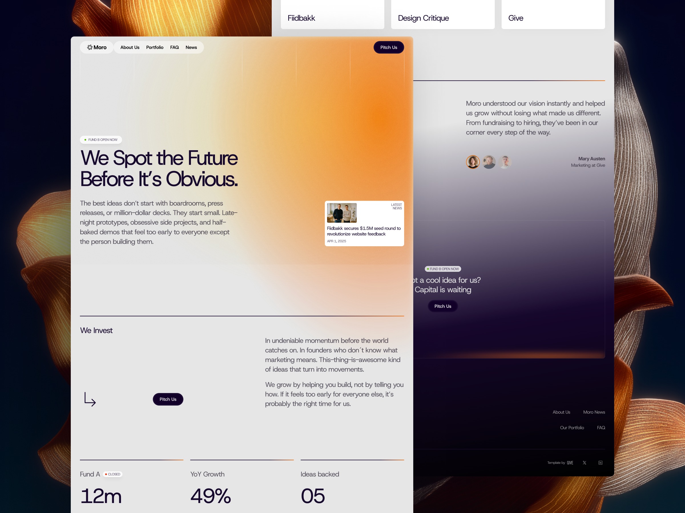 Moro Framer template Image 0