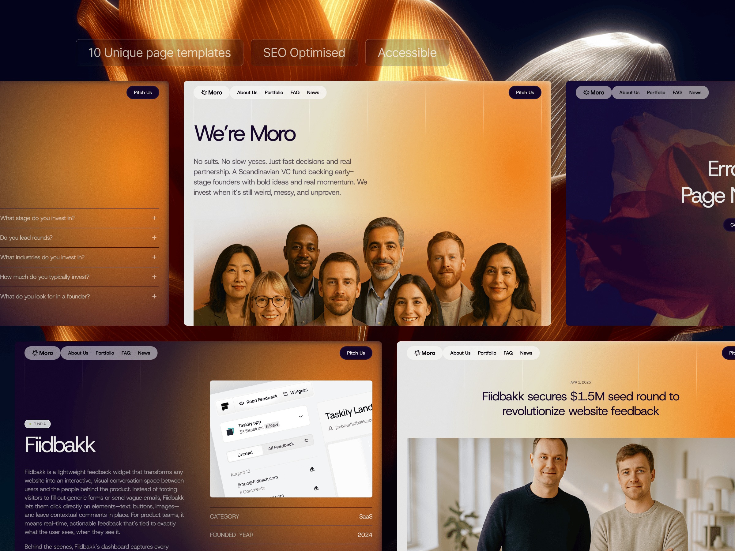 Moro Framer template Image 2