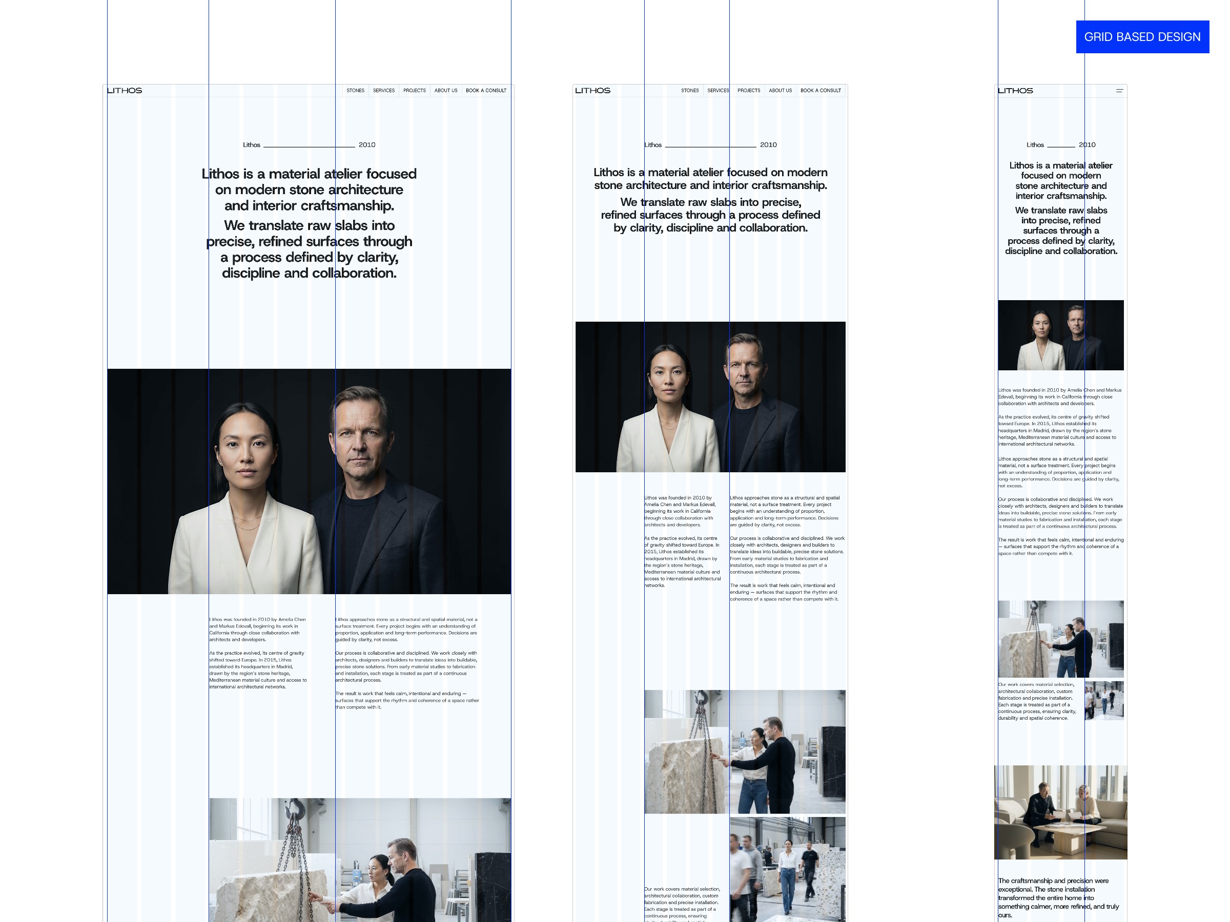 Lithos: Free Framer Architecture Website Template Image 0
