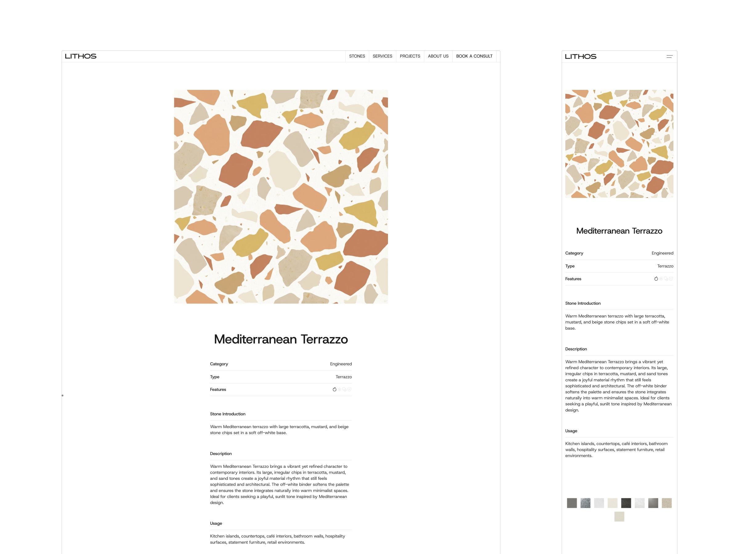 Lithos: Free Framer Architecture Website Template Image 2