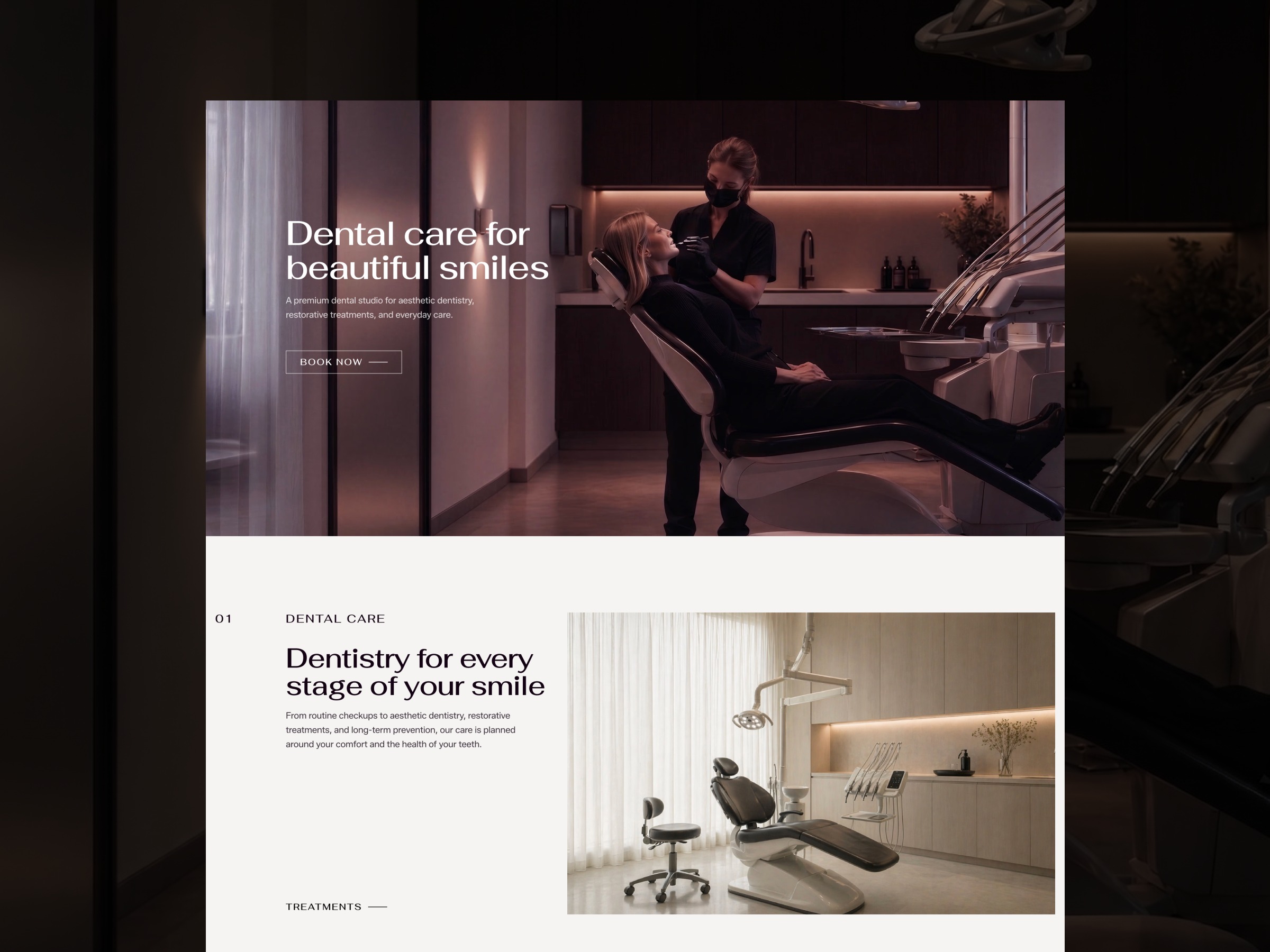 DENTRY - template for boutique dental clinics