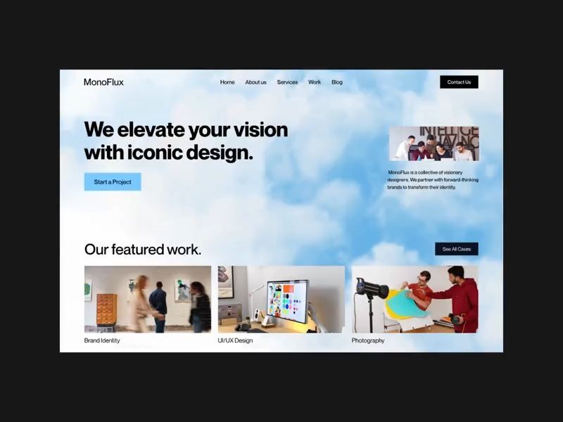 Creative Studio Website Design