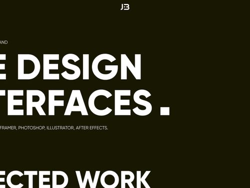 UI/UX Design, Framer Dev & Branding | JB Studio by Joao Barbosa