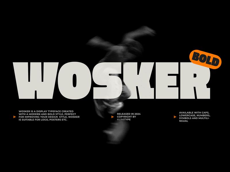 Wosker - Bold Font