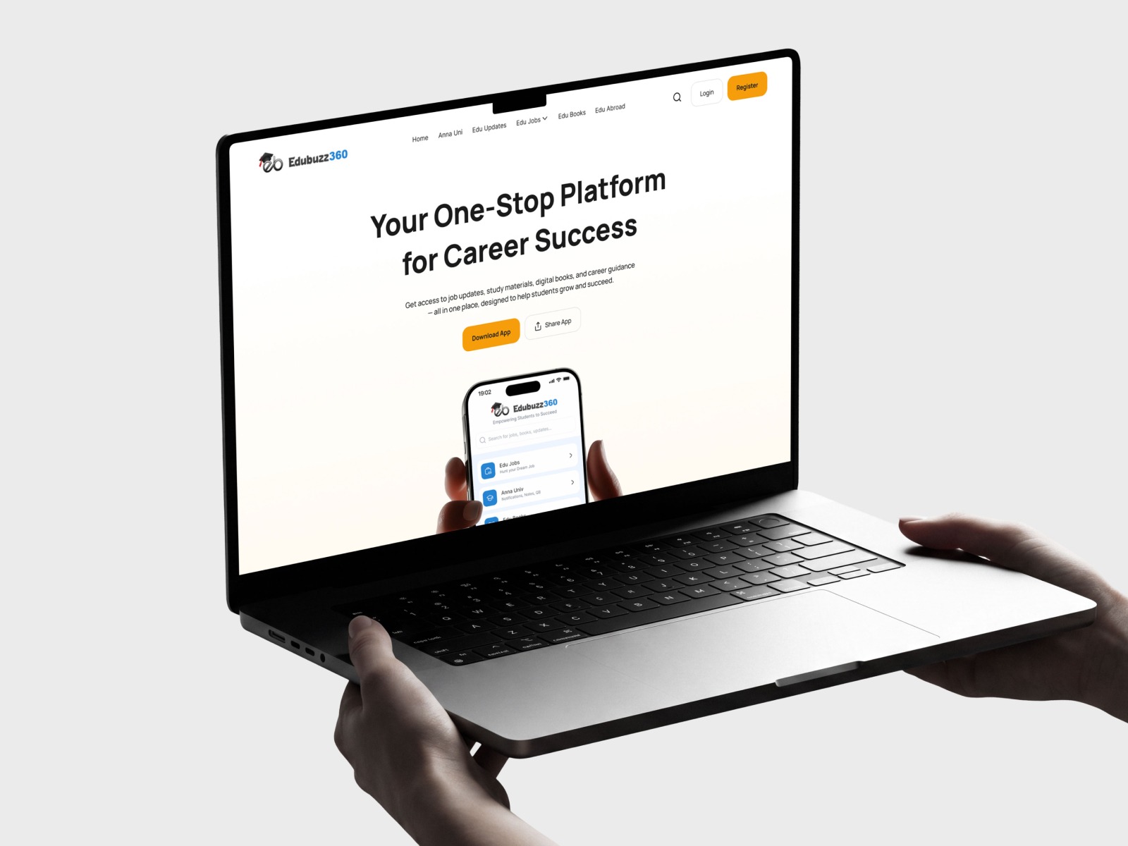 Edubuzz360 – Education Platform Website UI Image 0