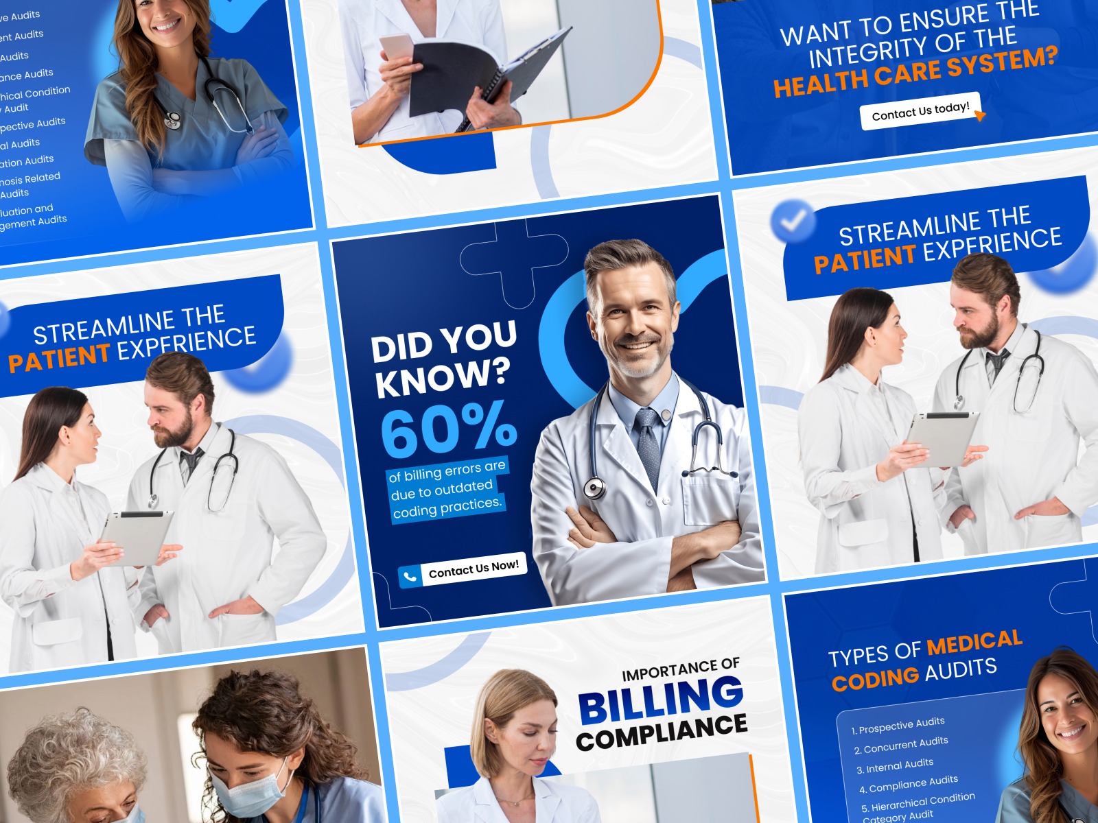 Medical Billing Website UI Design Image 1