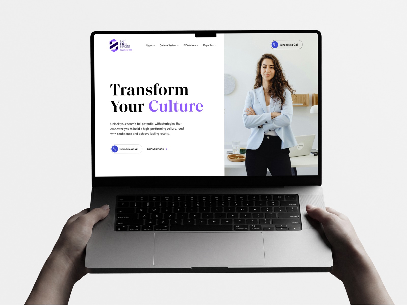 Corporate Coaching Website UI Design Image 0