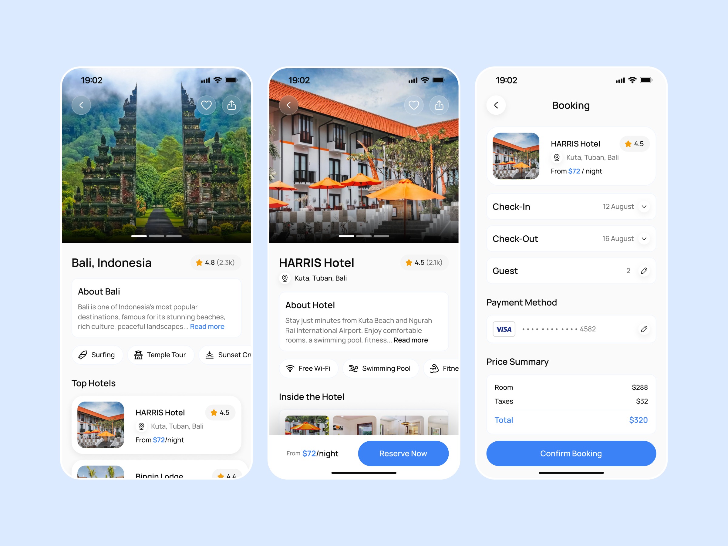 Roamly – Travel Booking Mobile App Image 1