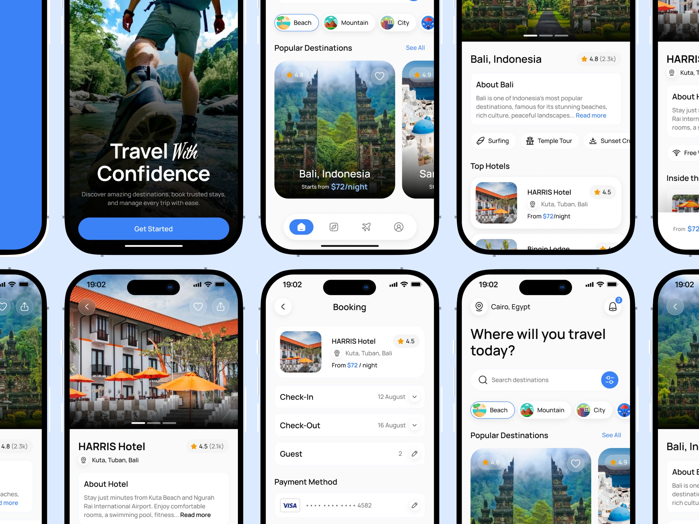Roamly – Travel Booking Mobile App Image 2