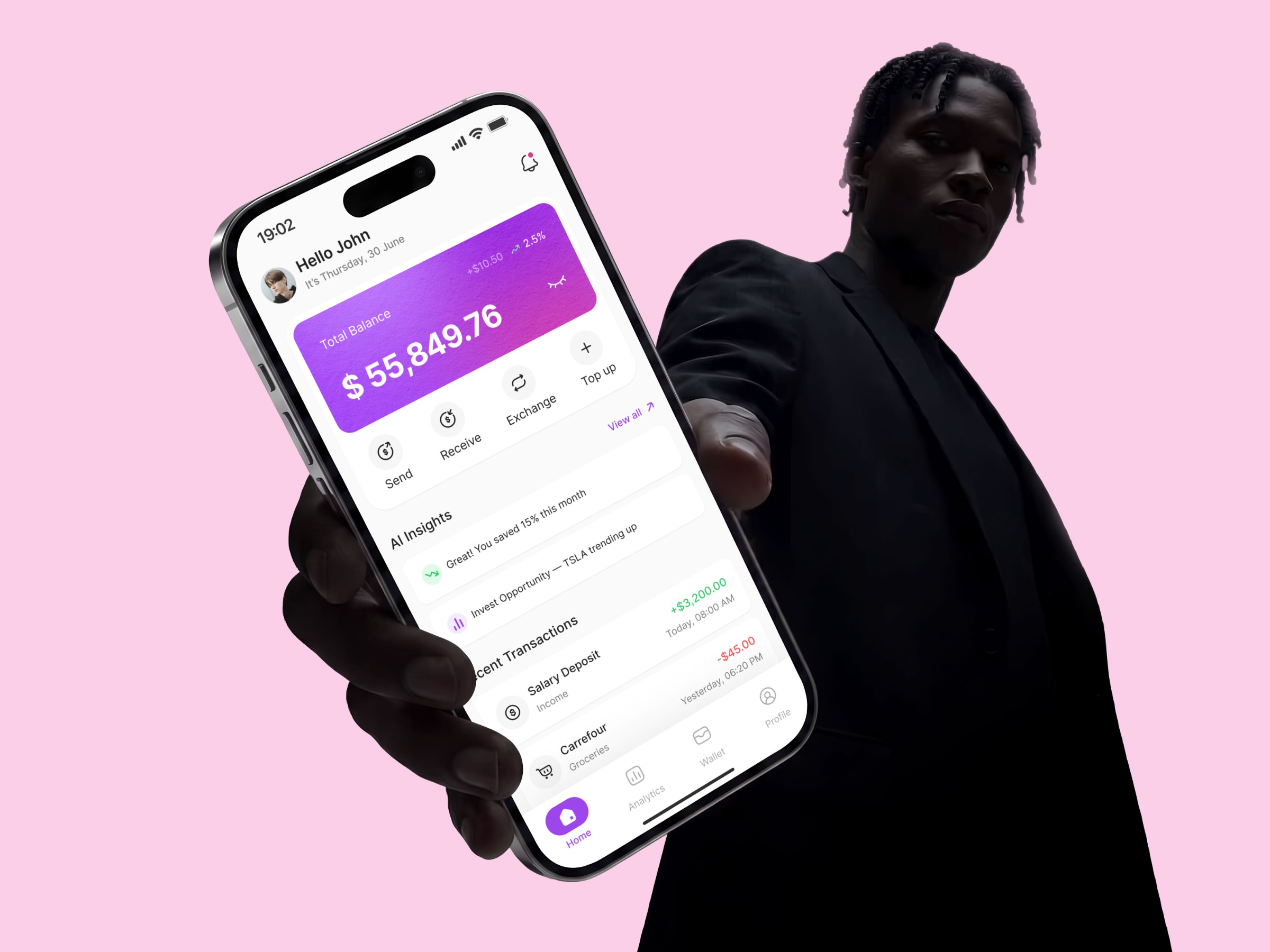 Fintech – Personal Finance Mobile App Image 3