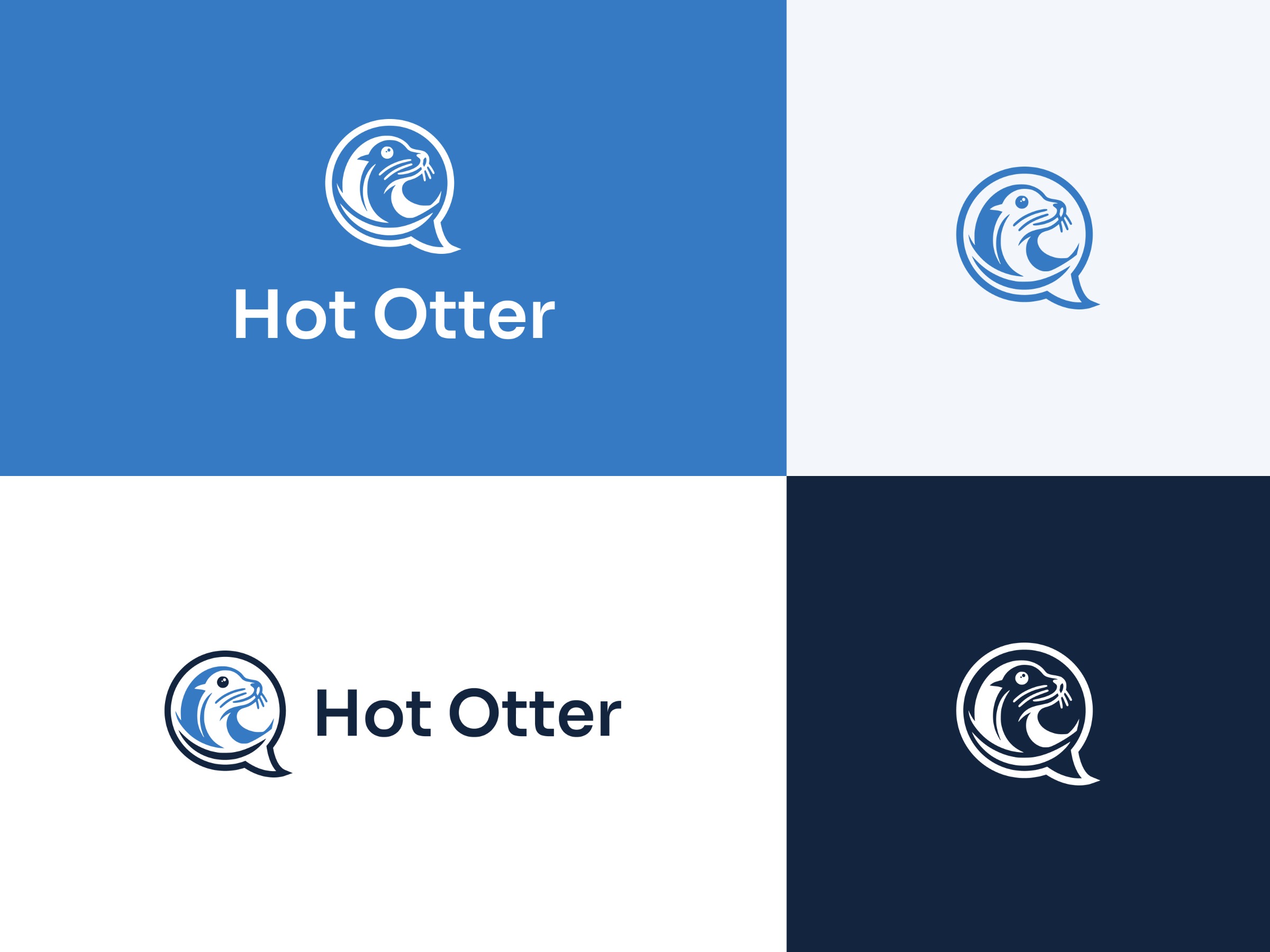 Hot Otter - Landing Page Design for a Mail Reading App Image 1