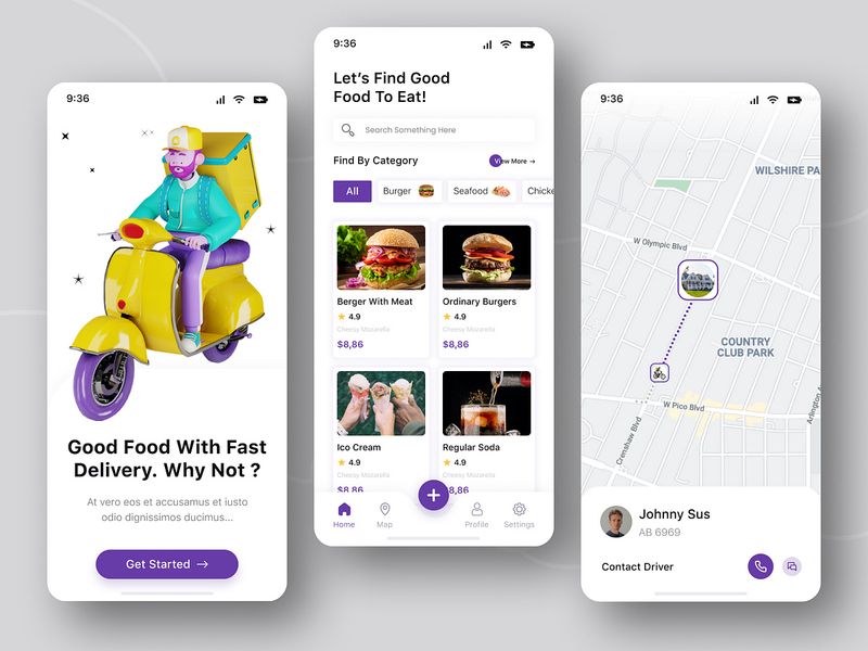Food Delivery App UI