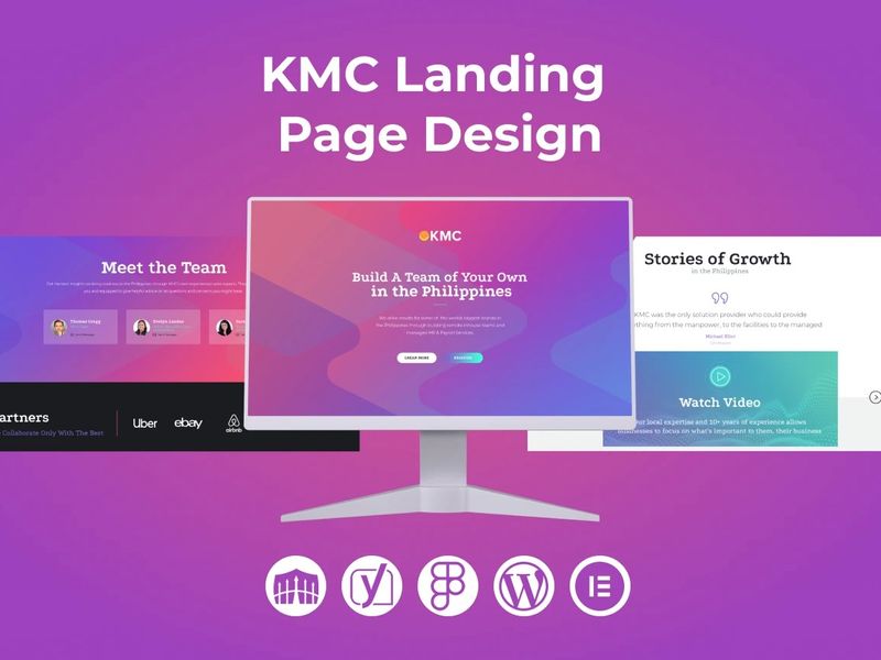 KMC Landing Page Design