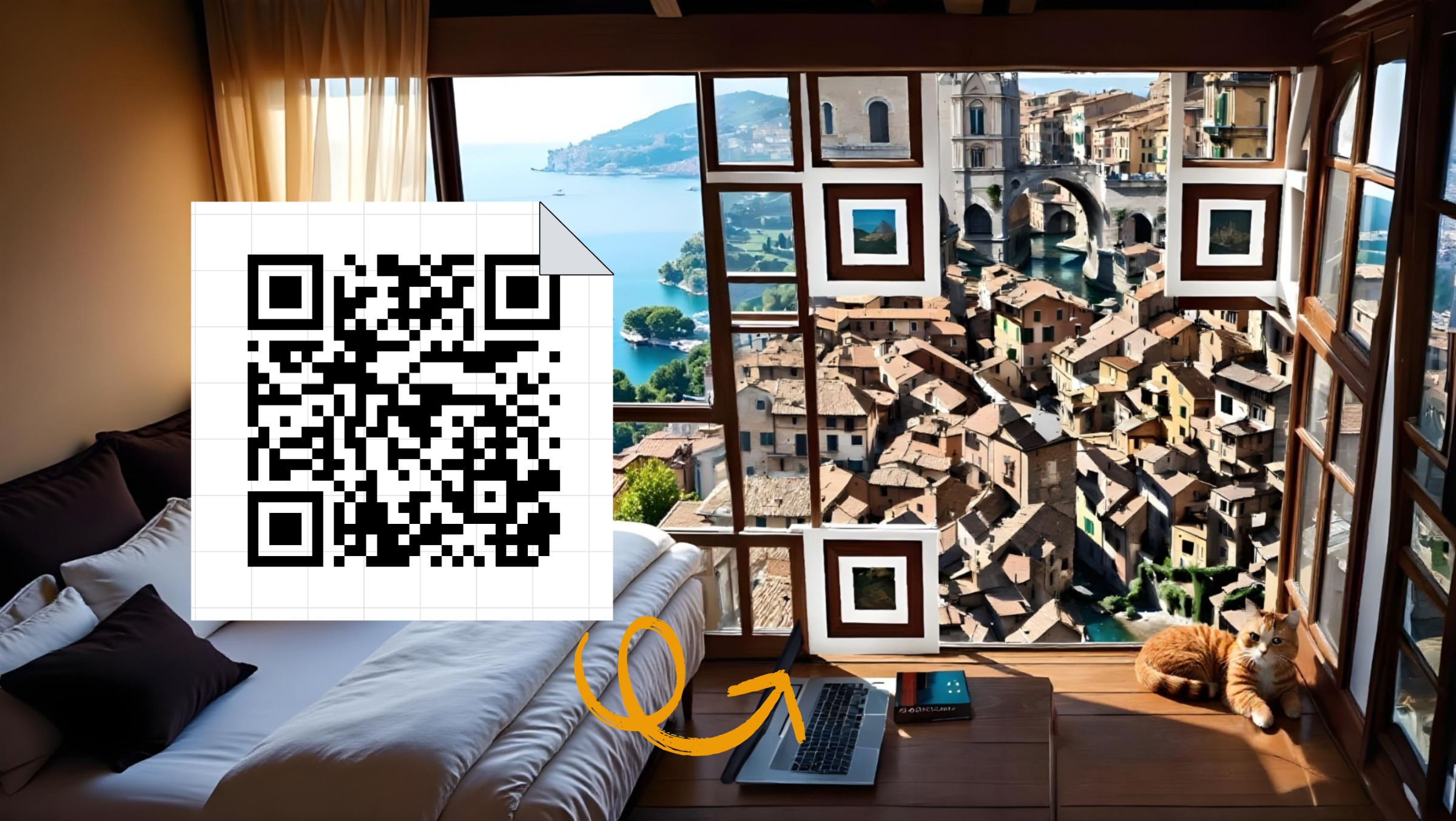 Art QR Code — Italy in every pixel Image 0