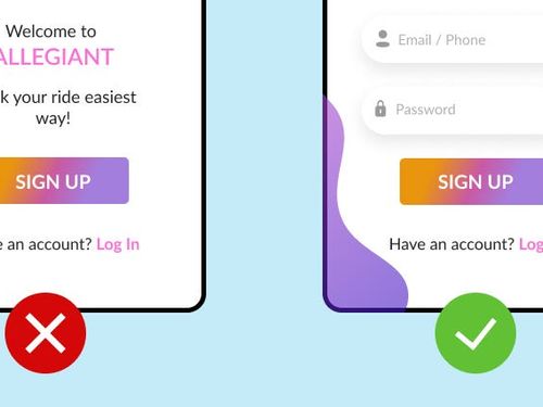 Design user-friendly login and signup flows to prevent frustration. | by Krishna Dave | UI UX Designer | Dec, 2023 | Medium | Medium