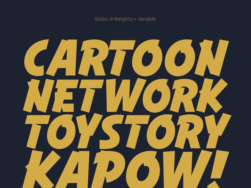 Globo Typeface by Typeverything.com