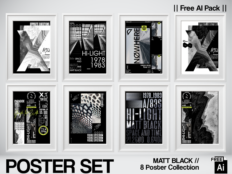 MATT BLACK Free Vector Files