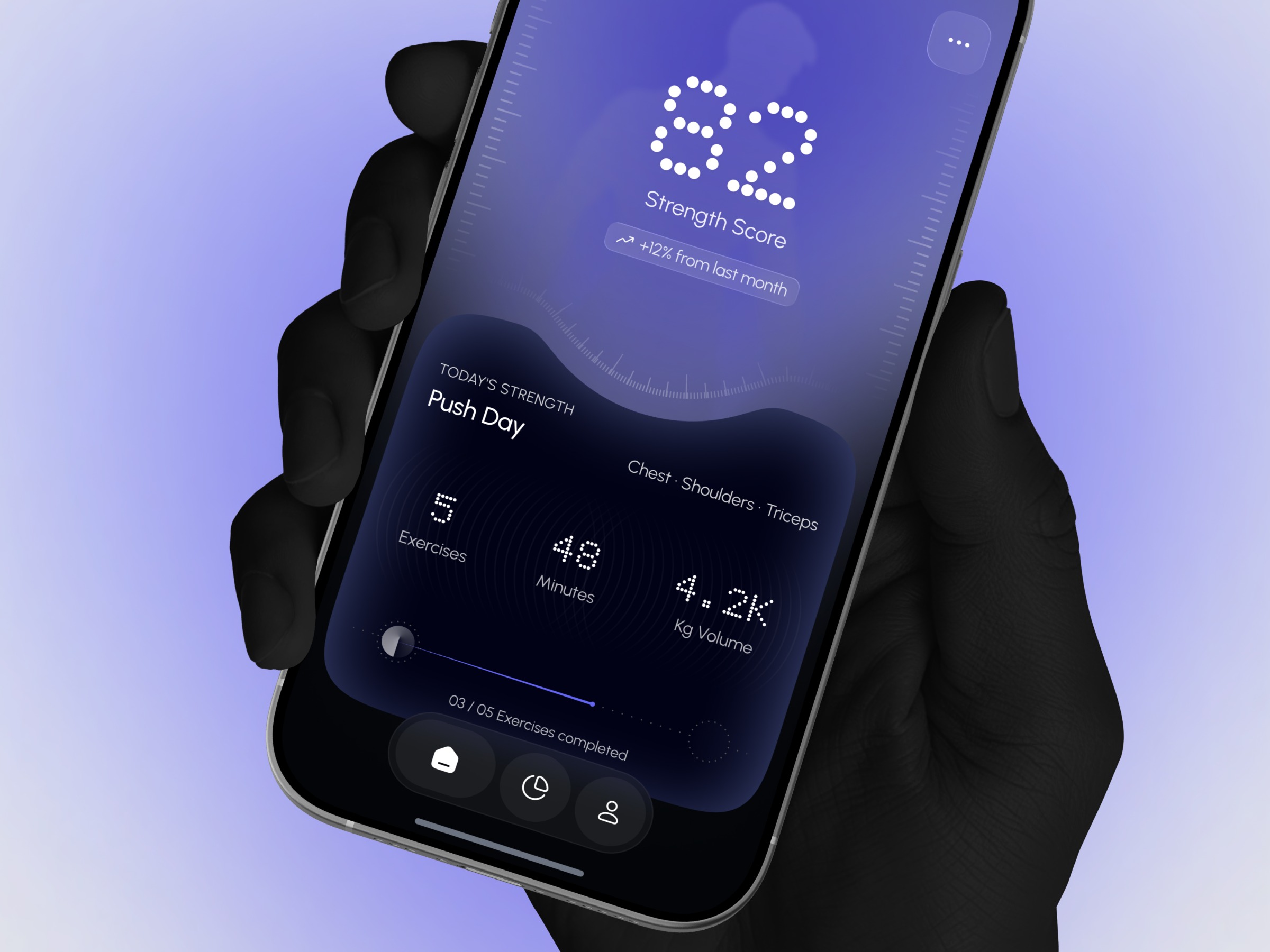 FORM – Active Workout Screen Image 1