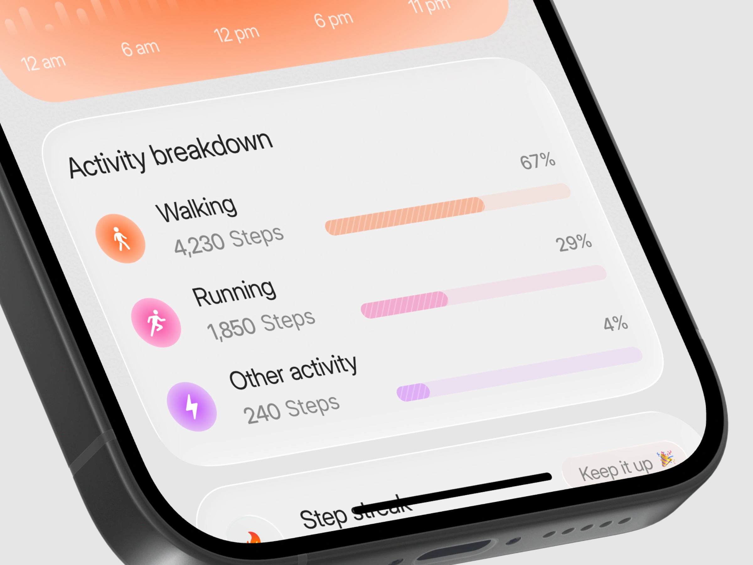 Wellness App: Daily Movement Screen Image 0
