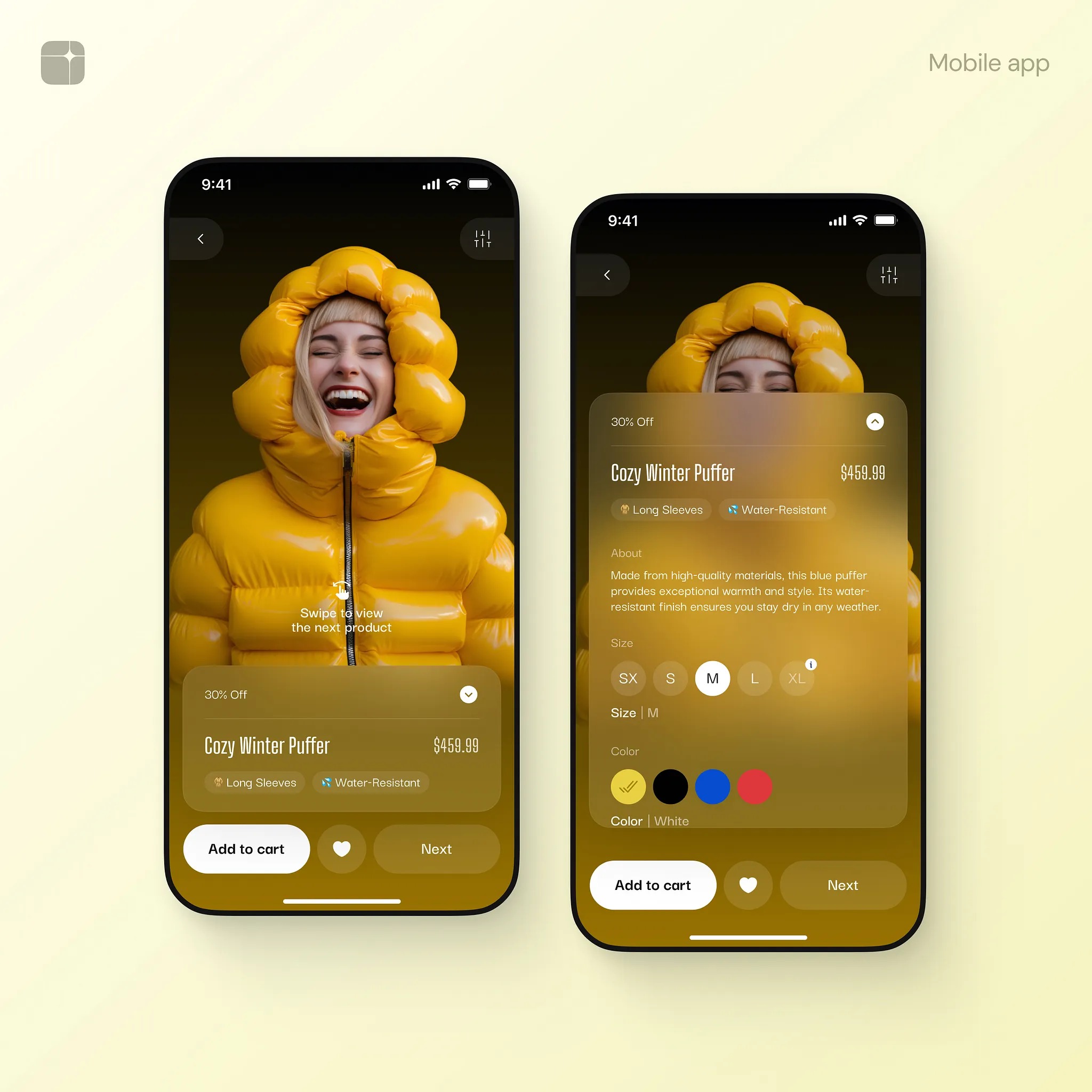 ✨ Luxury brands store mobile app ✨ by Vlad Tyzun for Radiant Studio ✨ Image 0
