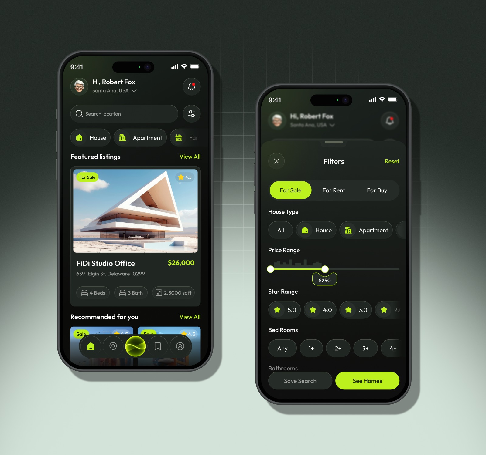 Real Estate Mobile App UI – Property Finder Image 1