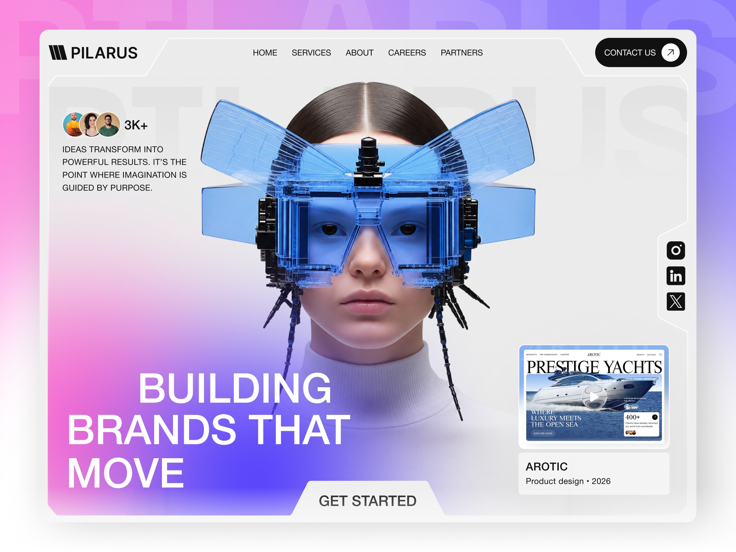 PILARUS — Creative Agency Website Design