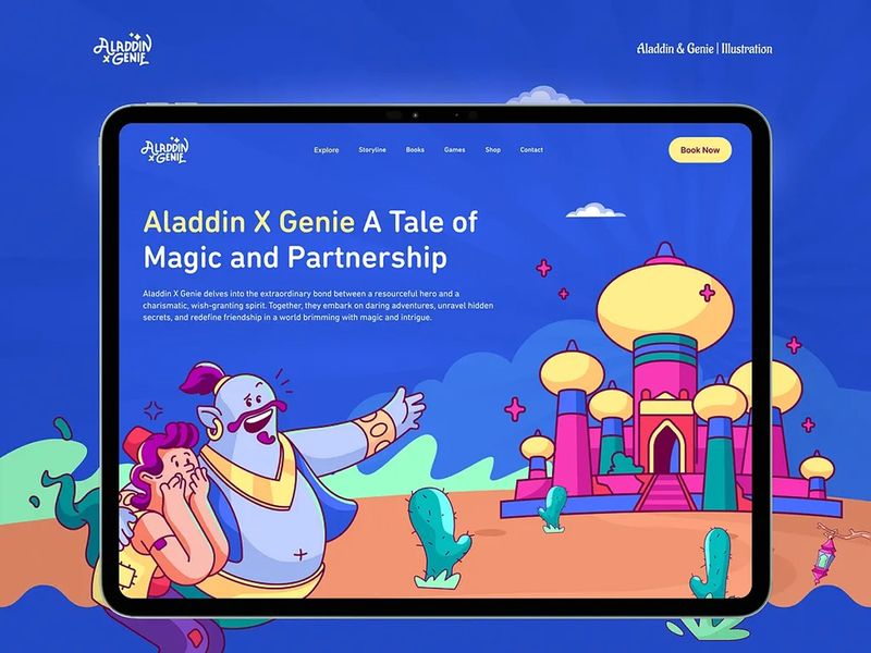 Aladdin x Genie - A Magical Design Collaboration | Orbix Studio
