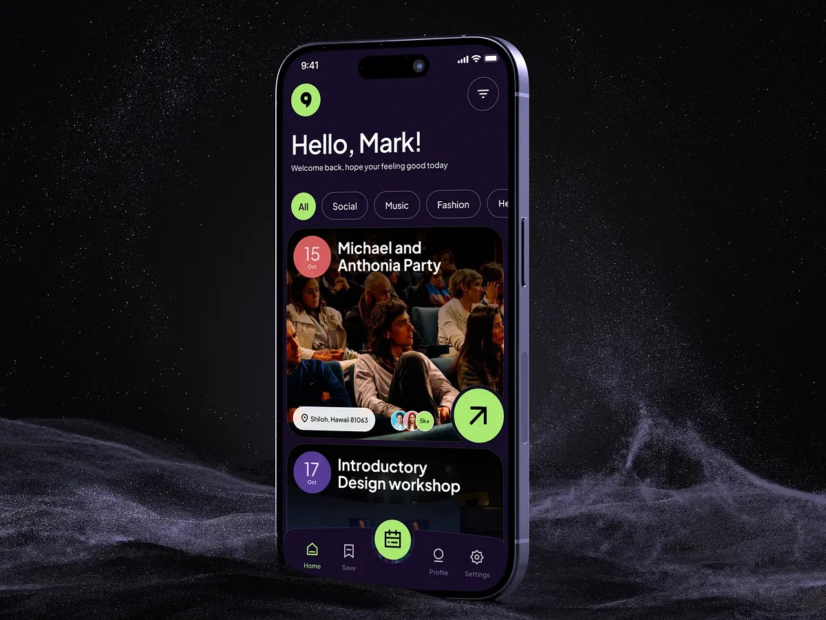 9Events: Mobile App UI | Orbix Studio Image 0