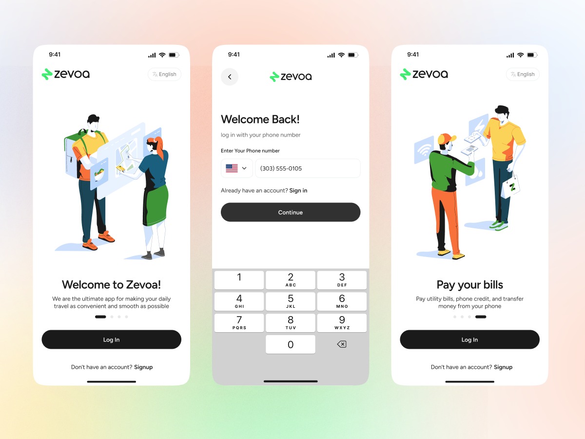 ZEVOA - Mobile App Design | Orbix Studio Image 0