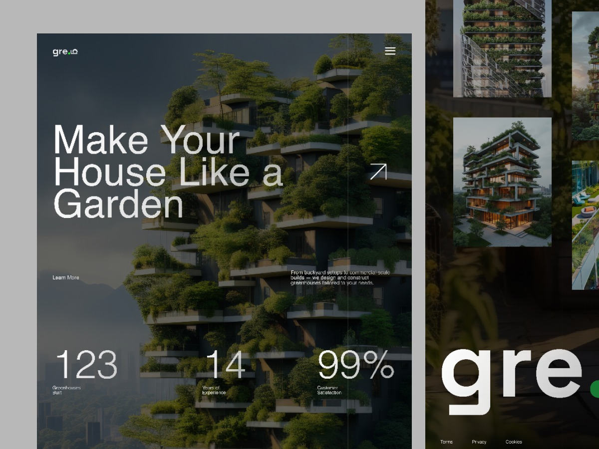 gre.io - A Modern Gardening Website Design | Orbix Studio Image 0