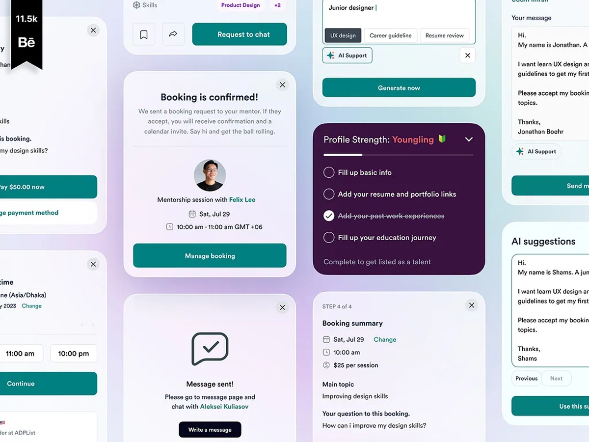 ADPlist | UI Components Design | Figma Components | Orbix Studio