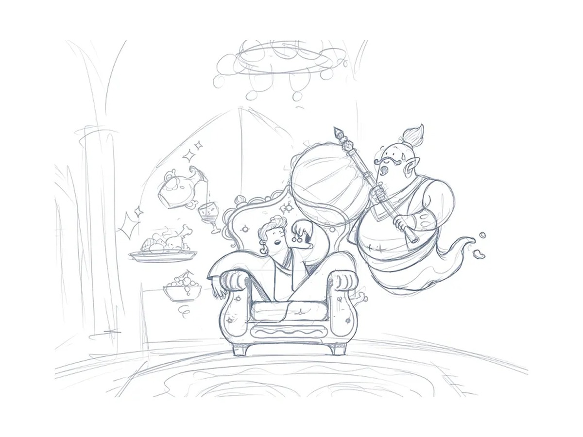 Aladdin x Genie: A Magical Design Collaboration | Orbix Studio Image 0