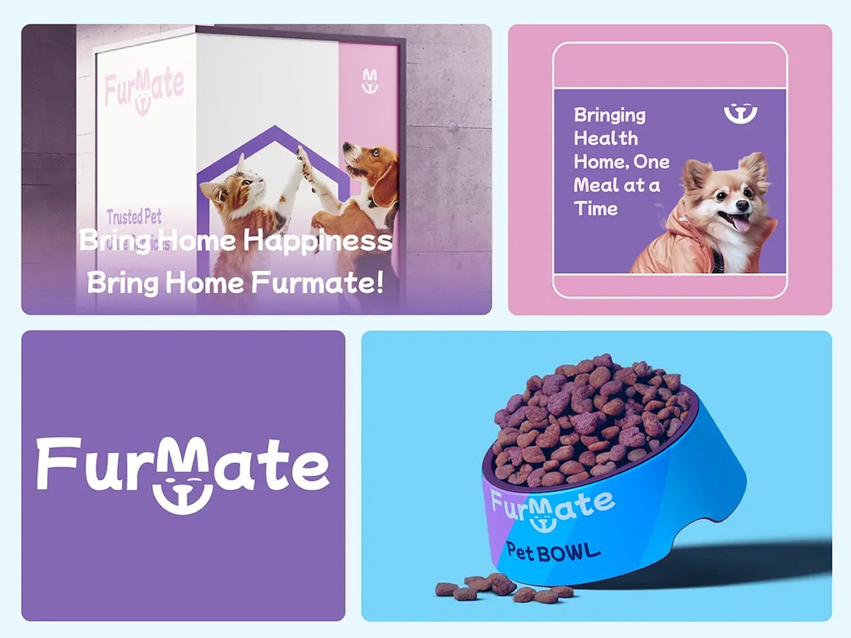 FurMate- Pet Food Logo Branding | Orbix Studio Image 0