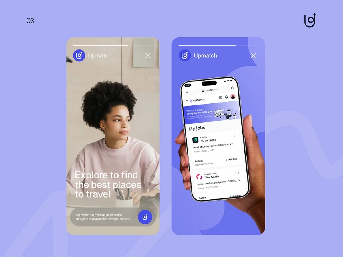 Upmatch - Brand Guidline | Orbix Studio Image 0