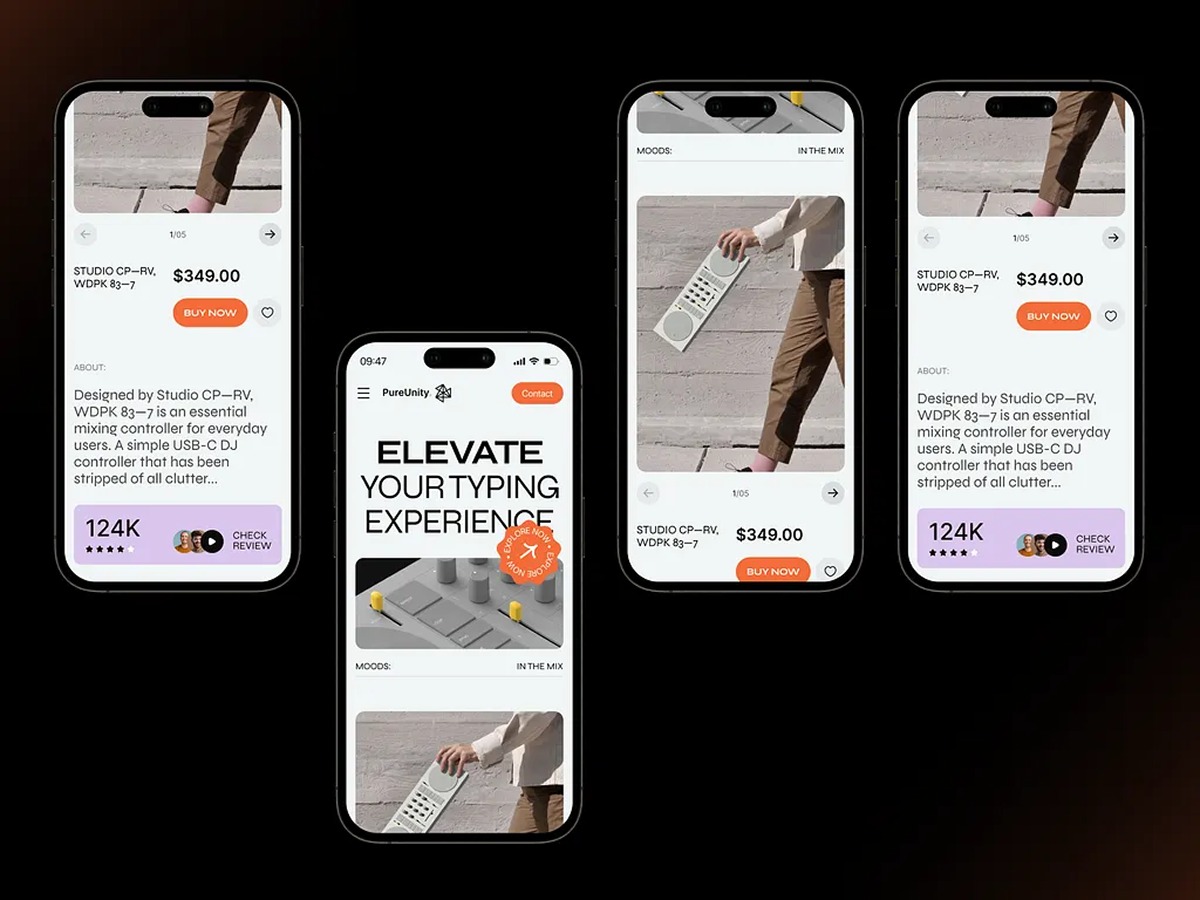 PureUnity - Ecommerce Website | Orbix Studio Image 1