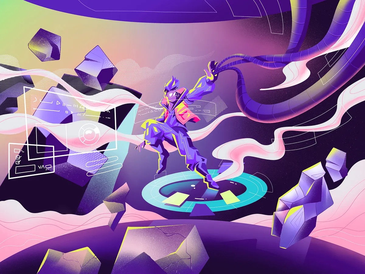 Cutting Edge Cyber Enemy Illustration | Embracing Digital Art
