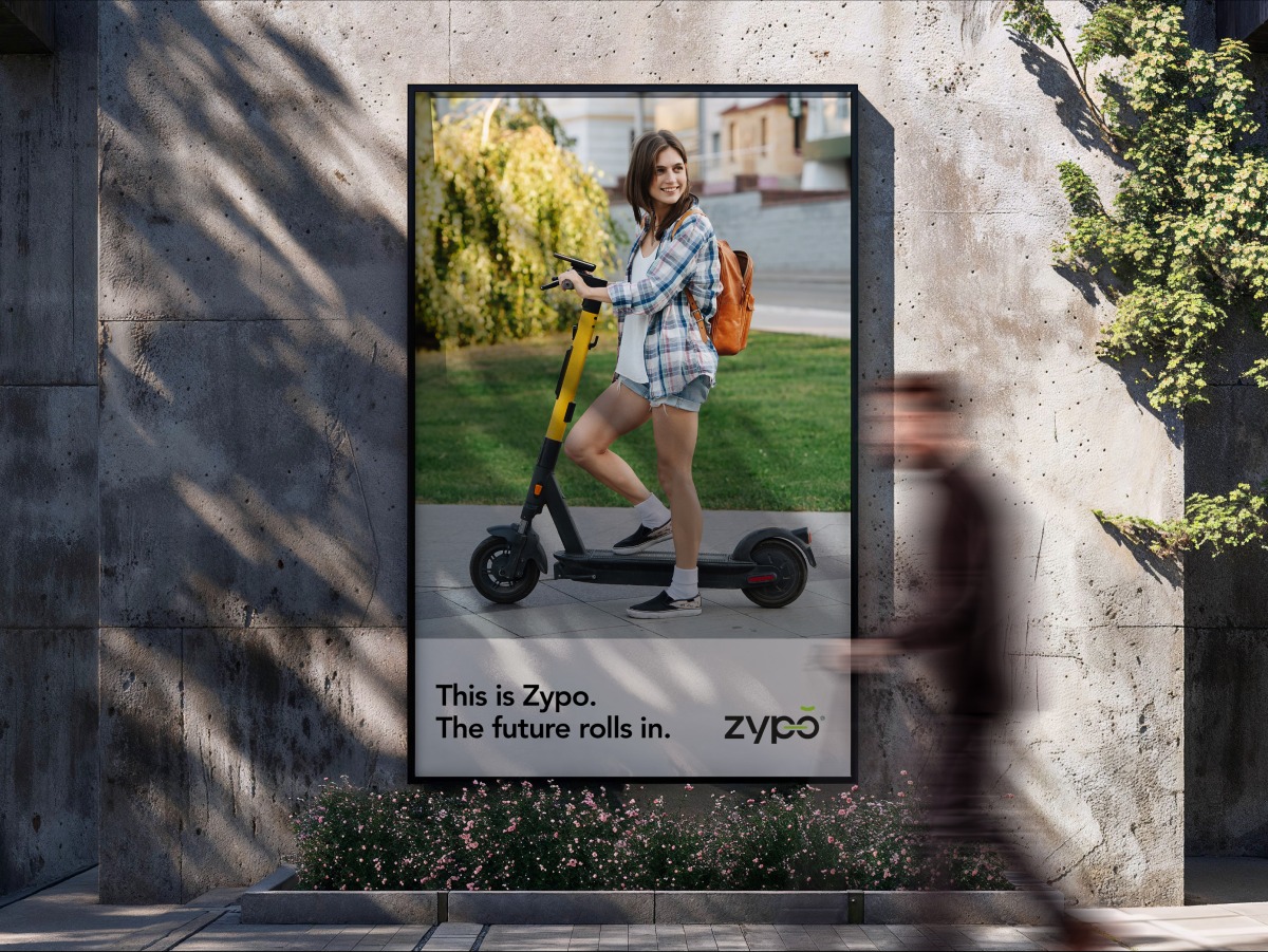 Electric Scooter Brand Design Image 1