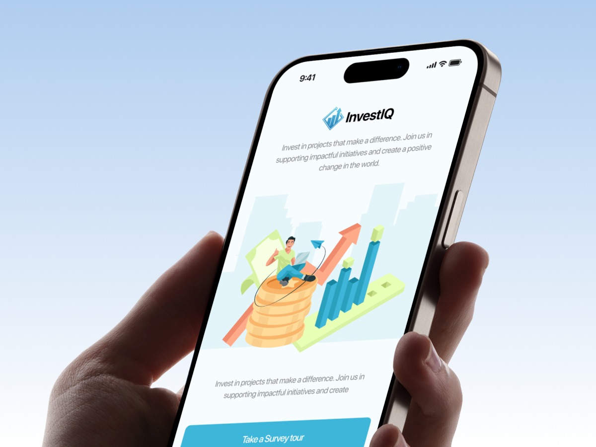 Smart Investment Mobile App UI Design Image 1