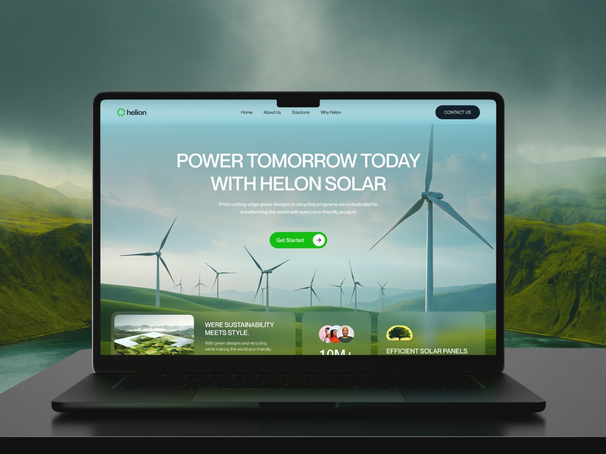 Solar Energy Landing Page