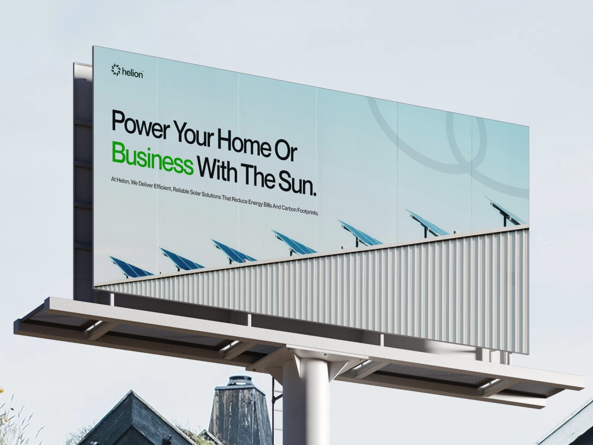 Solar Panel Brand Design - Helion Image 1
