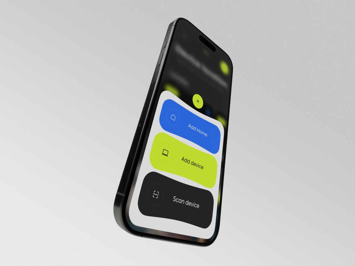 Smart Living Mobile App Design Image 1