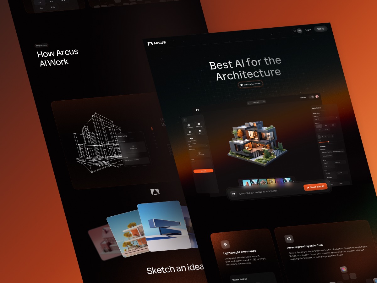 Arcus AI- Next-Gen Architecture AI Website Design Image 0